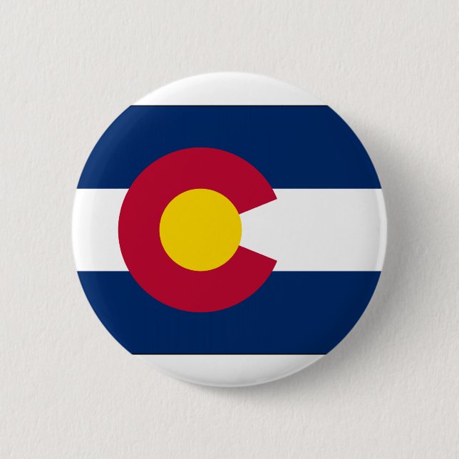 Colorado-Staats-Flagge Button (Vorderseite)