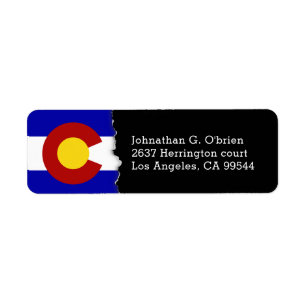 Colorado-Staats-Flagge personalisiert