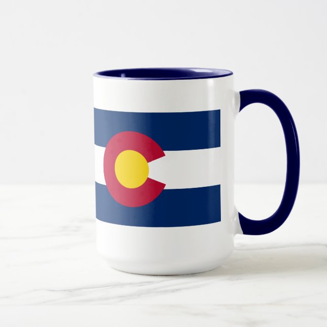 Colorado-Staats-Flagge Tasse (Rechts)
