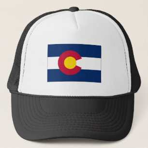 Colorado-Staats-Flagge Truckerkappe