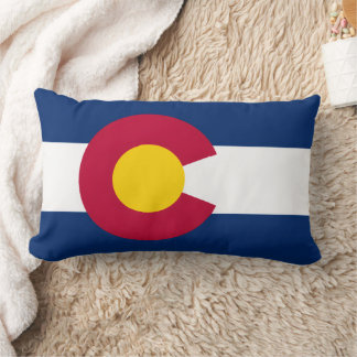 Colorado Staatsflagge Design Lendenkissen