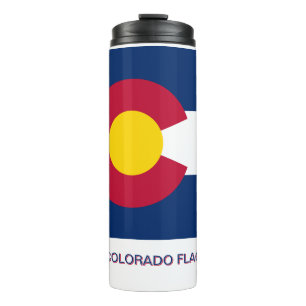 Colorado Staatsflagge Thermosbecher