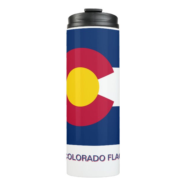 Colorado Staatsflagge Thermosbecher (Vorderseite)