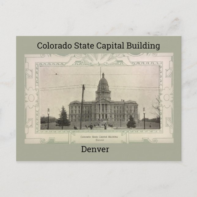 Colorado State Capital Gebäude Postkarte (Vorderseite)