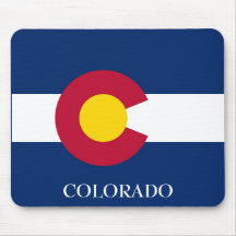 COLORADO State Flag Maus Pad Text anpassen