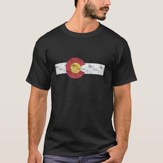 Colorado State Flag Patriotic Day  T-Shirt (Vorderseite)