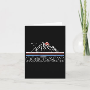 Colorado State Flag T-Shirt Rocky Mountains S Karte