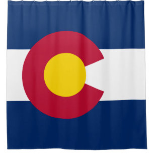 Colorado State Flag Travel Zuhause Erinnerungen Duschvorhang