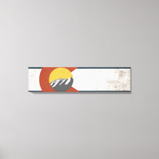 Colorado State Flag Wrapped Canvas Leinwanddruck