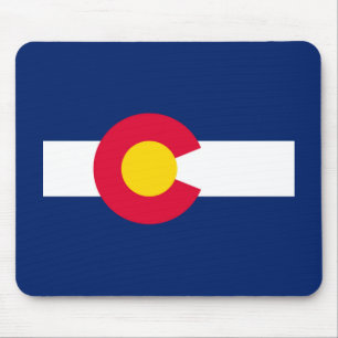 Colorado State Flaggen-Design Mousepad