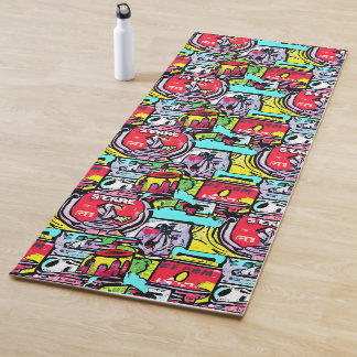 Colorado Street Pop Art Yogamatte