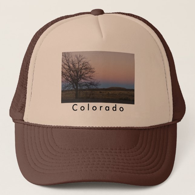 Colorado Sunset Trucker Hat Truckerkappe (Vorderseite)