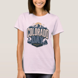 Colorado-Tag, 150-jähriges patriotisches Retro-Mou T-Shirt