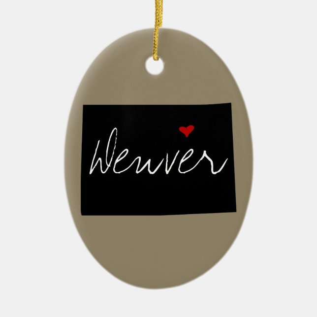 Colorado Town Keramikornament (Vorne)