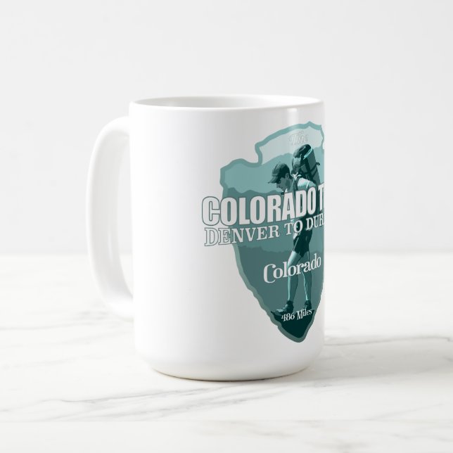 Colorado Trail (arrowhead T) Kaffeetasse (Vorderseite Links)