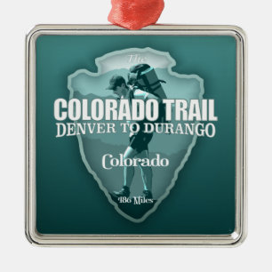 Colorado Trail (arrowhead T) Ornament Aus Metall