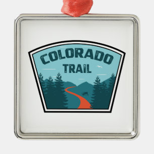 Colorado Trail Ornament Aus Metall