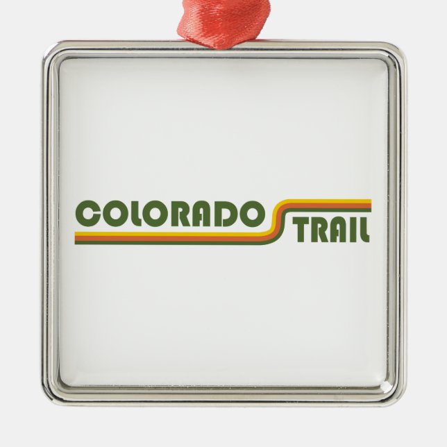 Colorado Trail Ornament Aus Metall (Vorne)