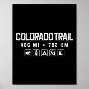 Colorado Trail Wandern Poster