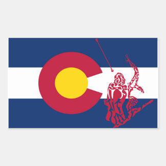 Colorado Twirling autocollant rouge