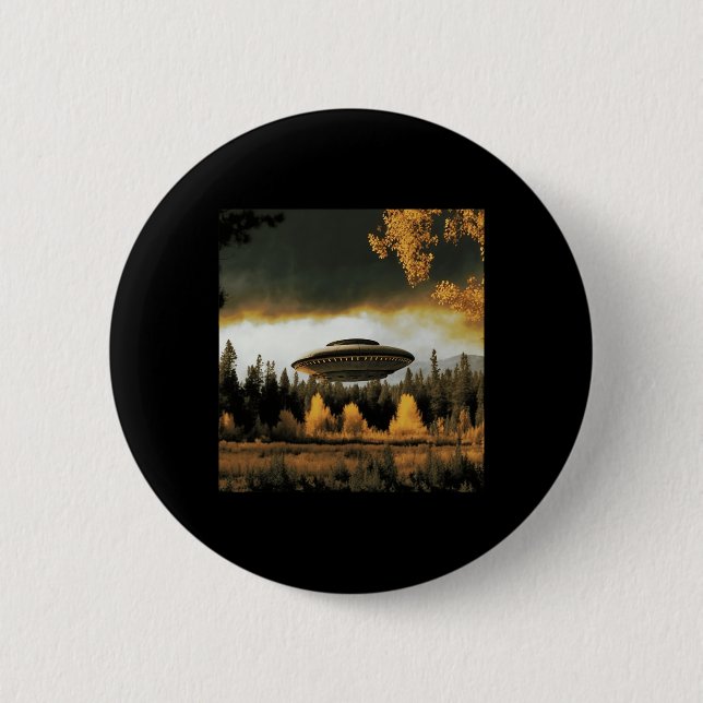 Colorado Ufo im Herbst Button (Vorderseite)
