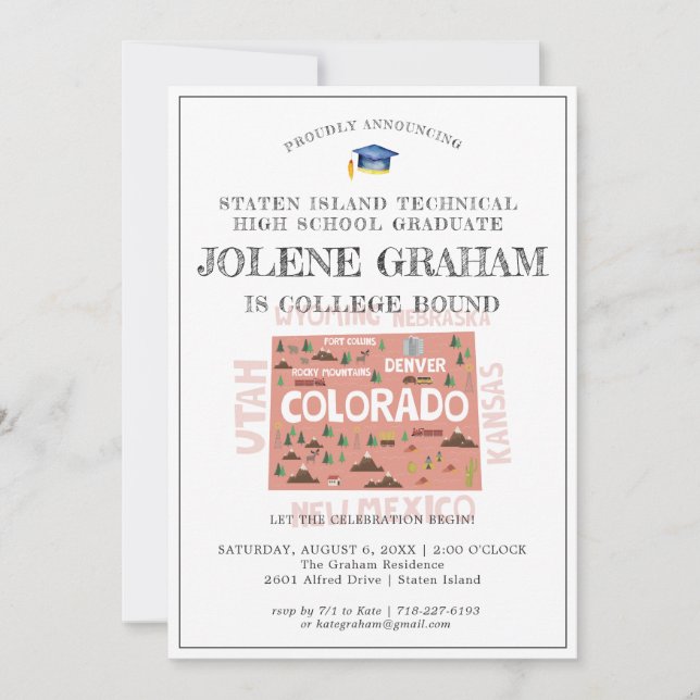 Colorado | Uni Bound Graduation Party (Vorderseite)