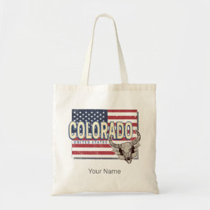 Colorado United Staaten Retro Staat Map Vintag USA Tragetasche