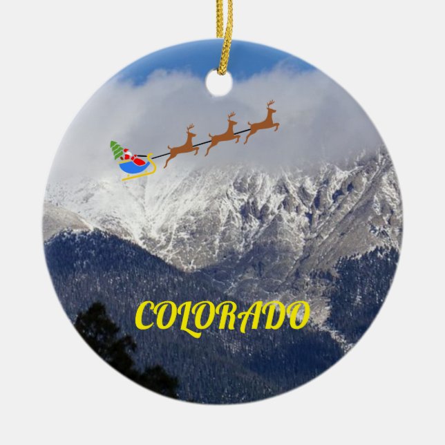 Colorado Urlaub Weihnachtsschmuck (Vorne)