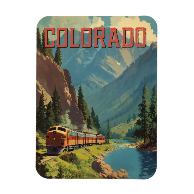 Colorado Vintage Magnet (Vertikal)