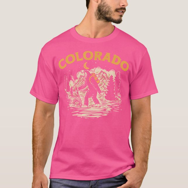 Colorado Wandern Bigfoot T-Shirt (Vorderseite)