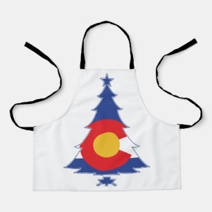 Colorado Weihnachtsbaum Schürze