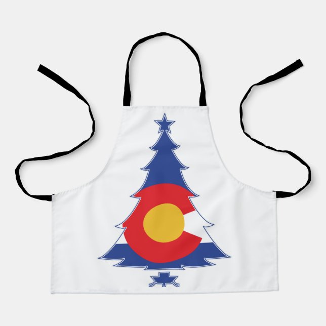 Colorado Weihnachtsbaum Schürze (Vorderseite)