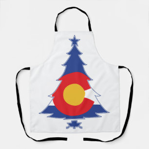 Colorado Weihnachtsbaum Schürze