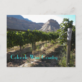 Colorado Weinland Postkarte