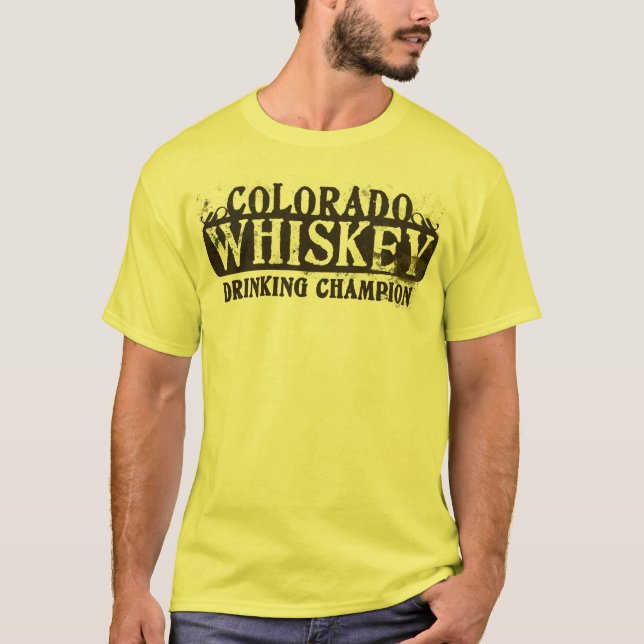 Colorado-Whisky-trinkender Meister T-Shirt (Vorderseite)