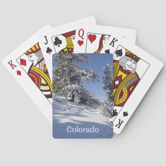 Colorado Winter Wonderland Spielkarten (Rückseite)