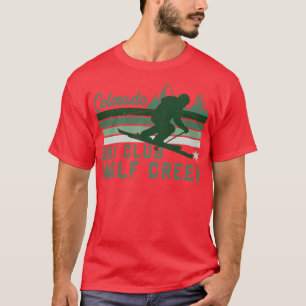 Colorado Wolf Creek Ski Club Dolomiten Stil T-Shirt