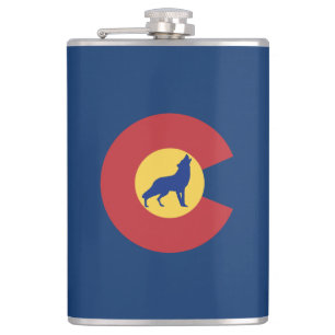 Colorado Wolf Flachmann