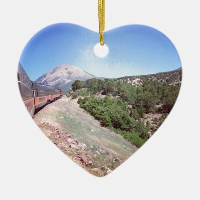 Colorado-Zug-Szene Keramikornament (Vorne)