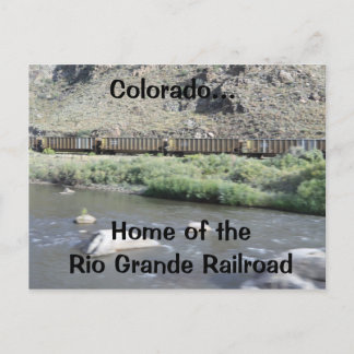 Colorado, Zuhause der Rio- Grandeeisenbahn Postkarte