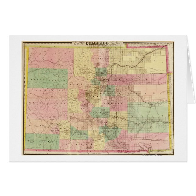 ColoradoPanoramakarte Colorado (Vorderseite (Horizontal))