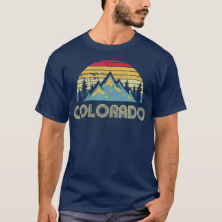 ColoradoRetro Vintage Berge Wandern T-Shirt