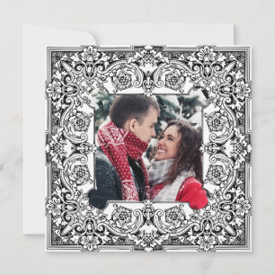 Coloration adulte : Carte de Noël personnalisée
