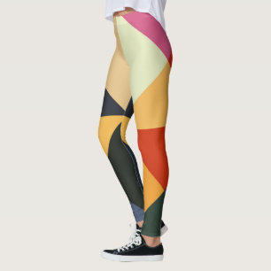 Colorbloc Leggings d'art géométrique
