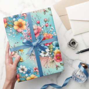 Colorburst-Garten Geschenkpapier