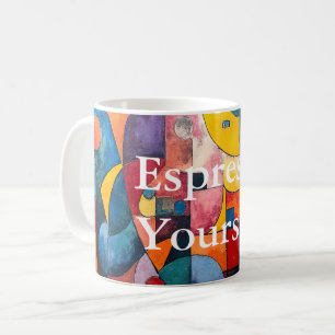 Colorcube 3 Cubisme coloré Mug classique