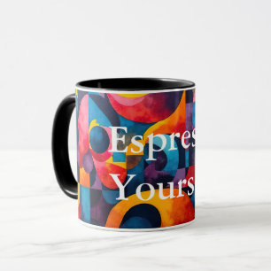 Colorcube 6 Colorful Cubism Combo Tasse