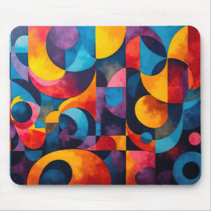 Colorcube 6 farbenfrohe Cubism Mouse Pad Mousepad