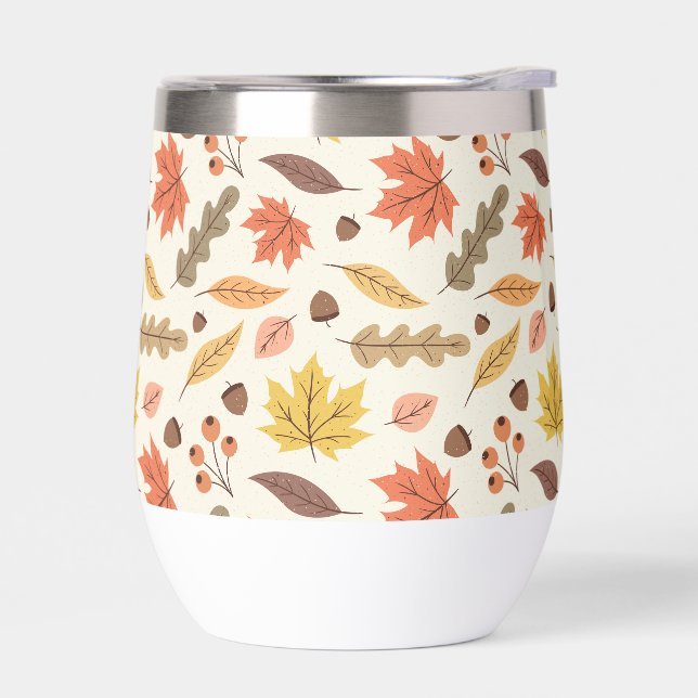 Coloré Feuille d'automne Motif (Gauche)