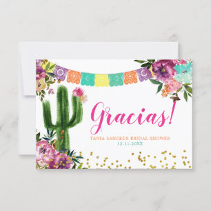 Coloré mexicain Taco sur Love Carte de remerciemen